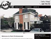 Tablet Screenshot of paintpro.co.nz